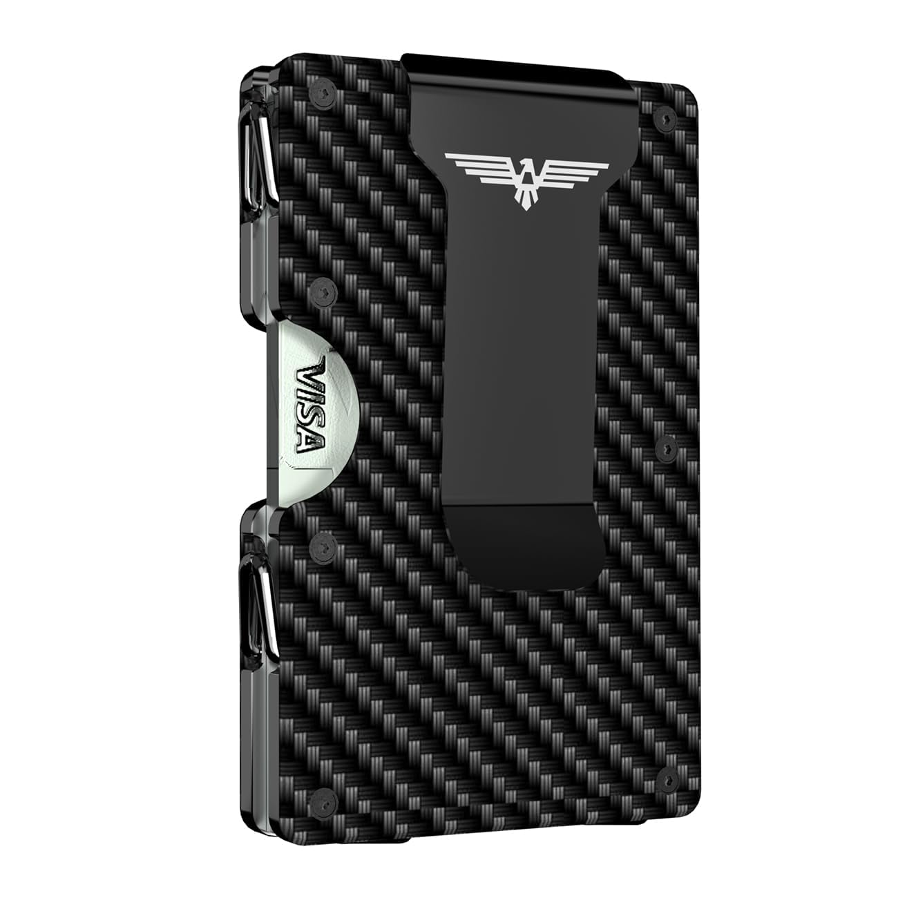 Slim Metal Wallet for Men RFID Blocking Card Holder 20 Cards