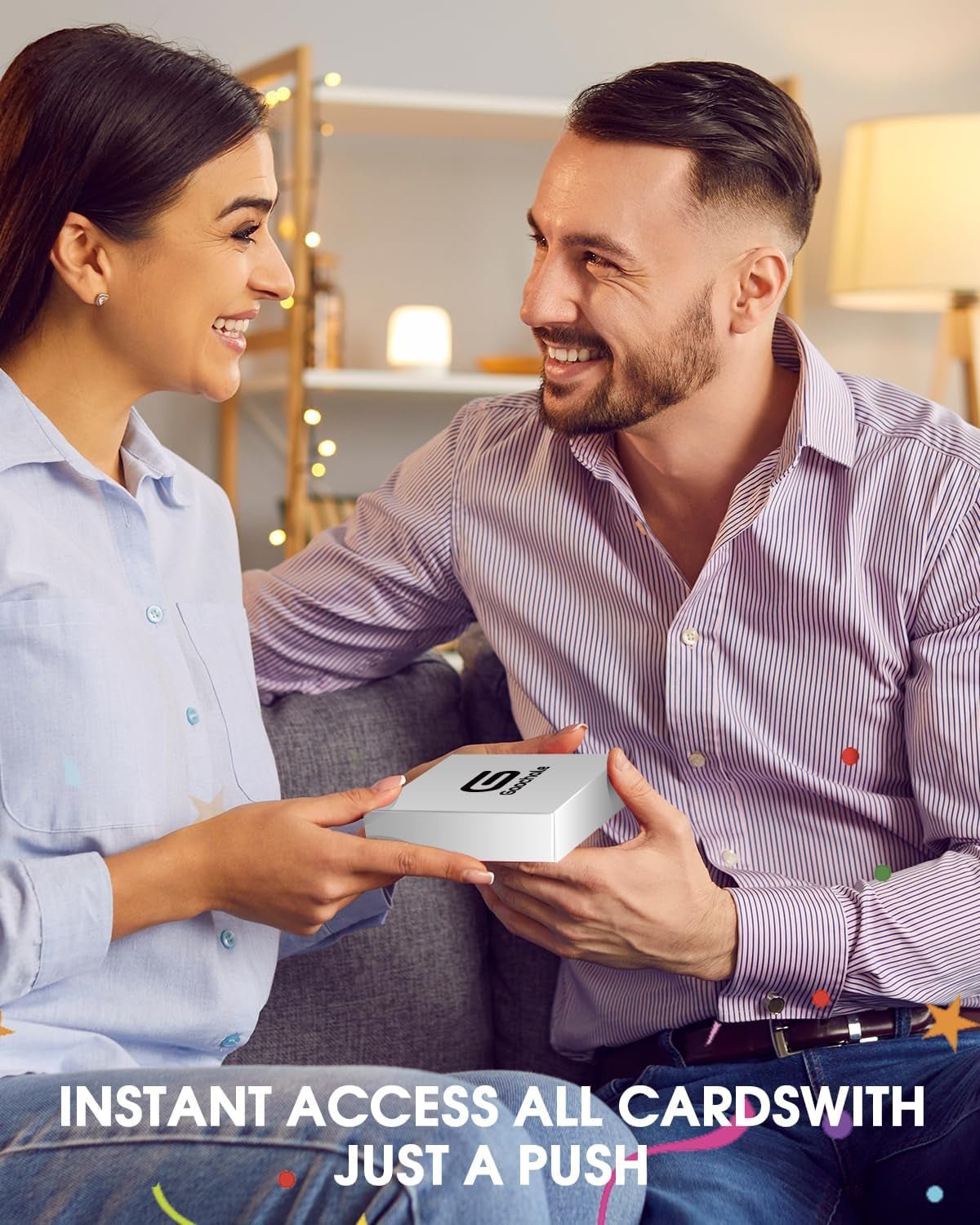 Slim RFID AirTag Wallet for Men | Minimalist Card Holder with Money Clip - Abbycart