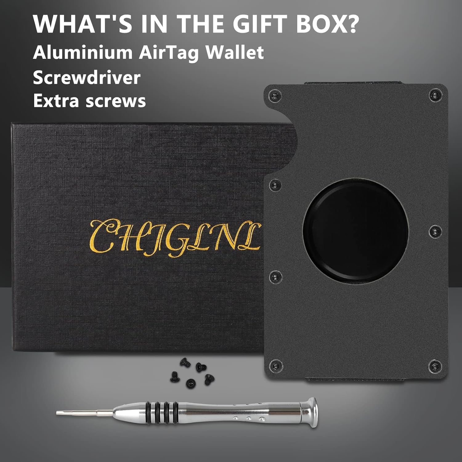 Slim RFID Blocking Airtag Wallet for Men – Metal Wallet with Money Clip - Abbycart