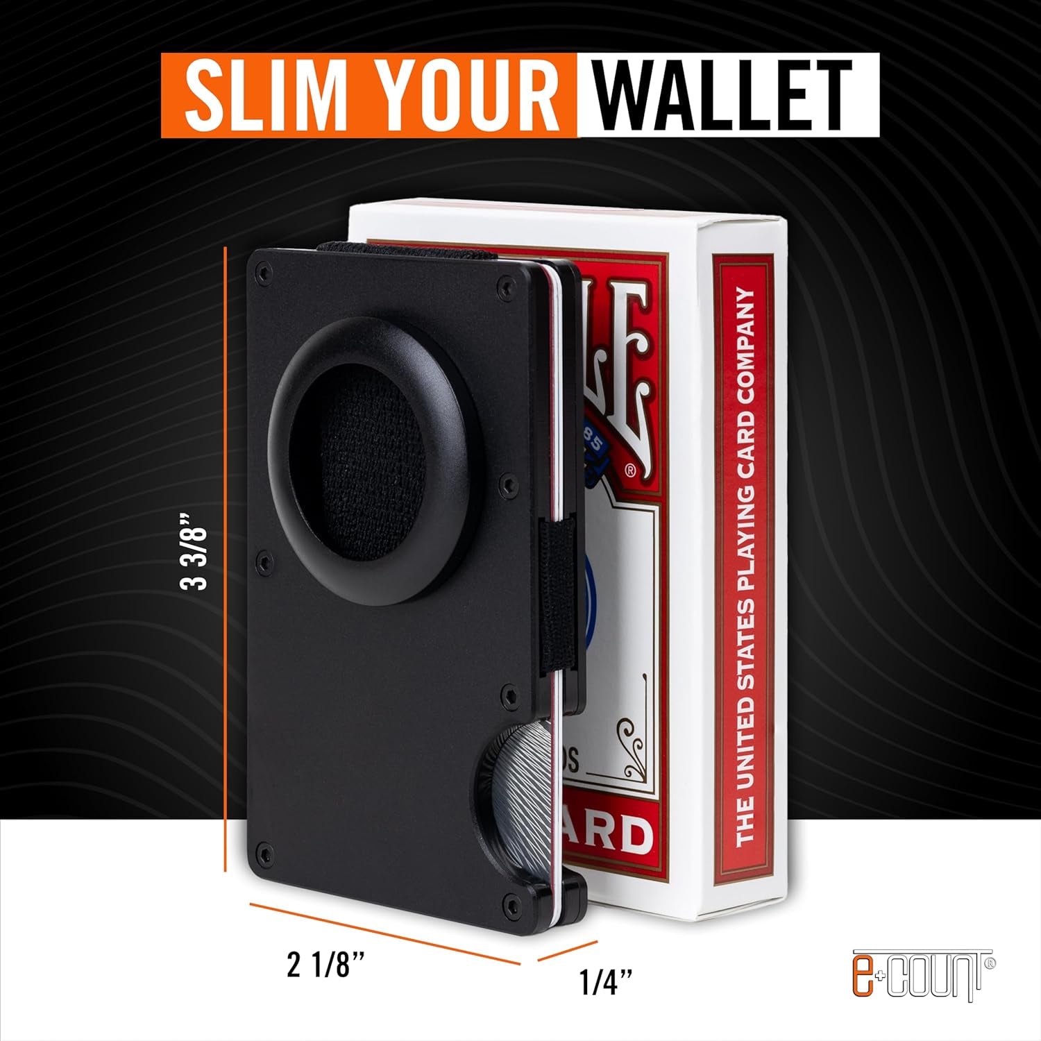 Slim RFID Blocking AirTag Wallet – Minimalist Aluminum Wallet with Money Clip - Abbycart