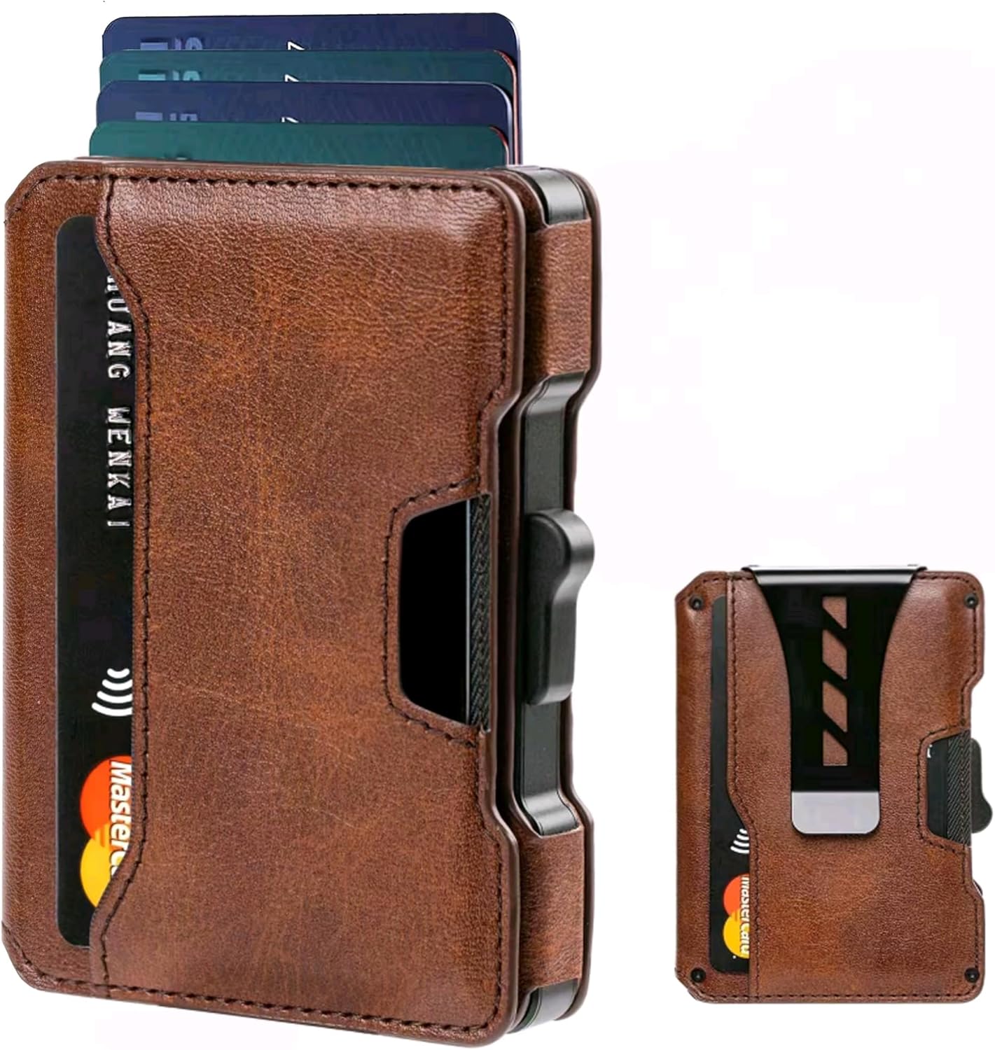 Slim RFID Blocking Wallet for Men with Pop Up Card Holder - Abbycart