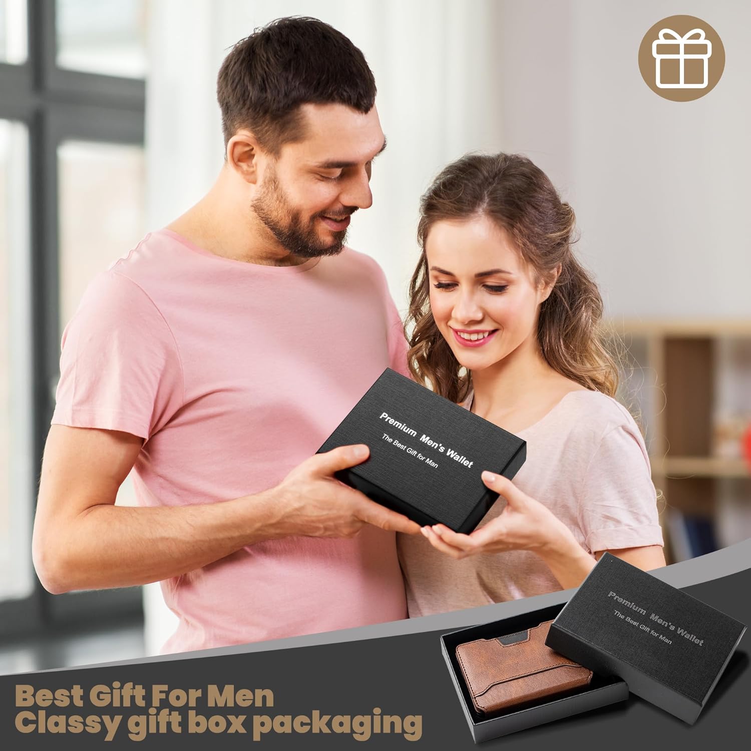 Slim RFID Blocking Wallet for Men with Pop Up Card Holder - Abbycart