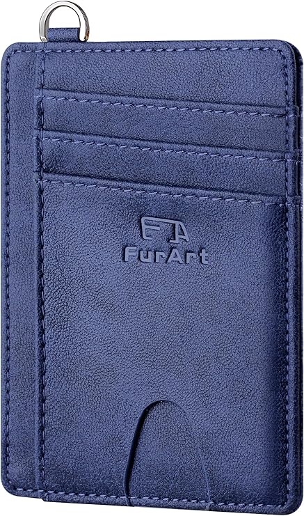 Slim RFID Front Pocket Wallet for Men – Minimalist Credit Card Holder