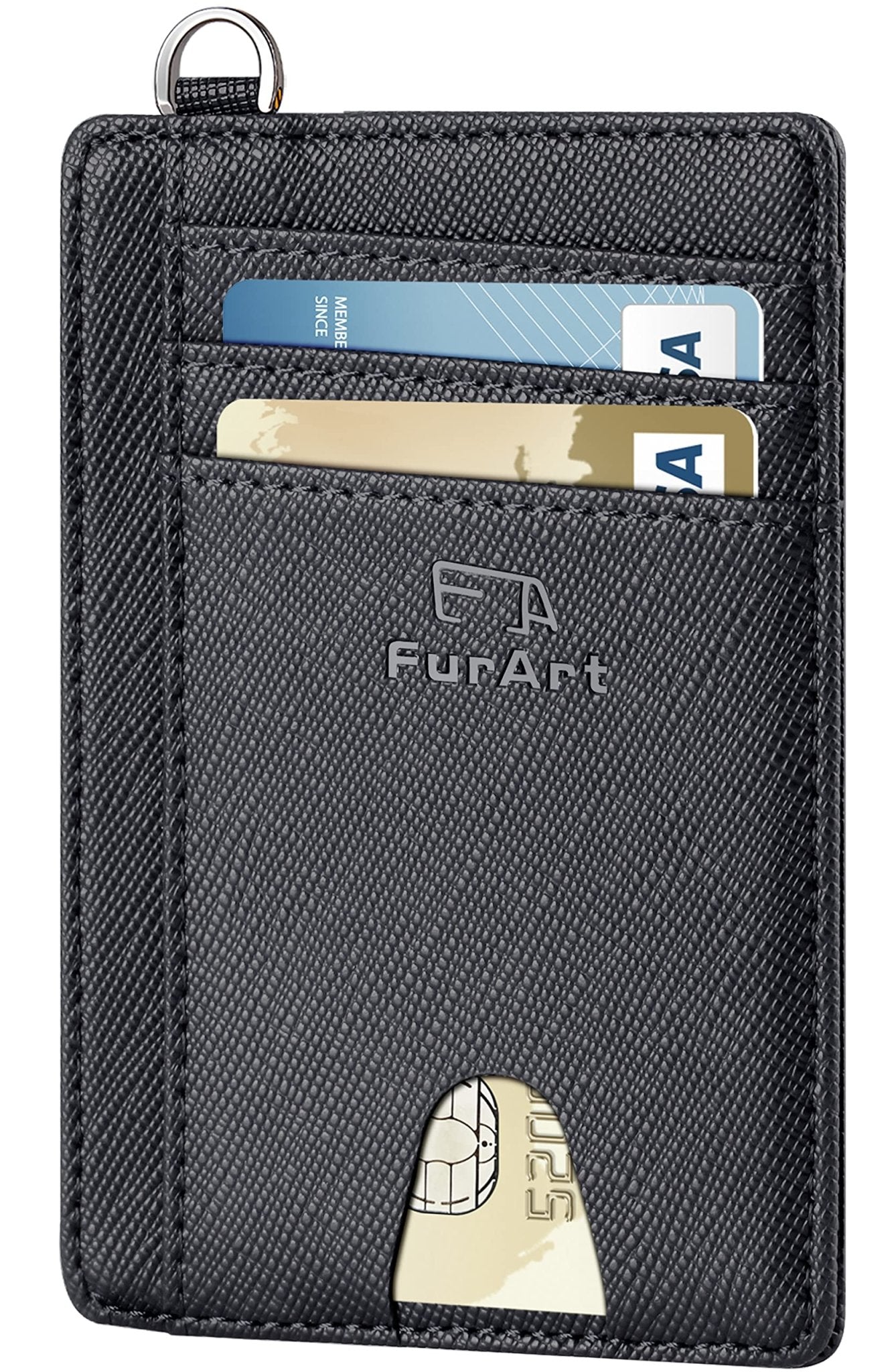 Slim RFID Front Pocket Wallet for Men – Minimalist Credit Card Holder
