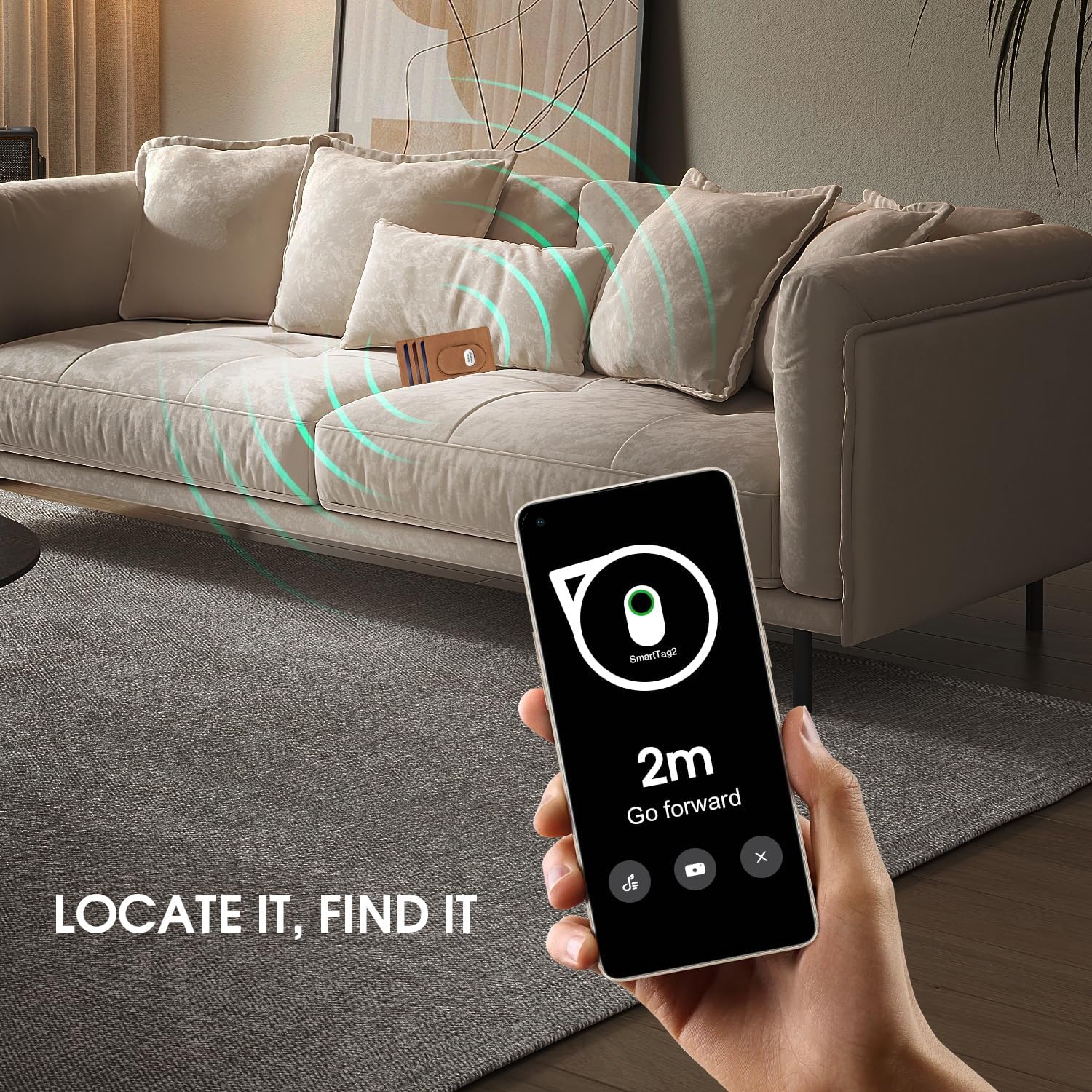 Slim RFID Leather Wallet for Men with SmartTag 2 Holder & Card Slots - Abbycart