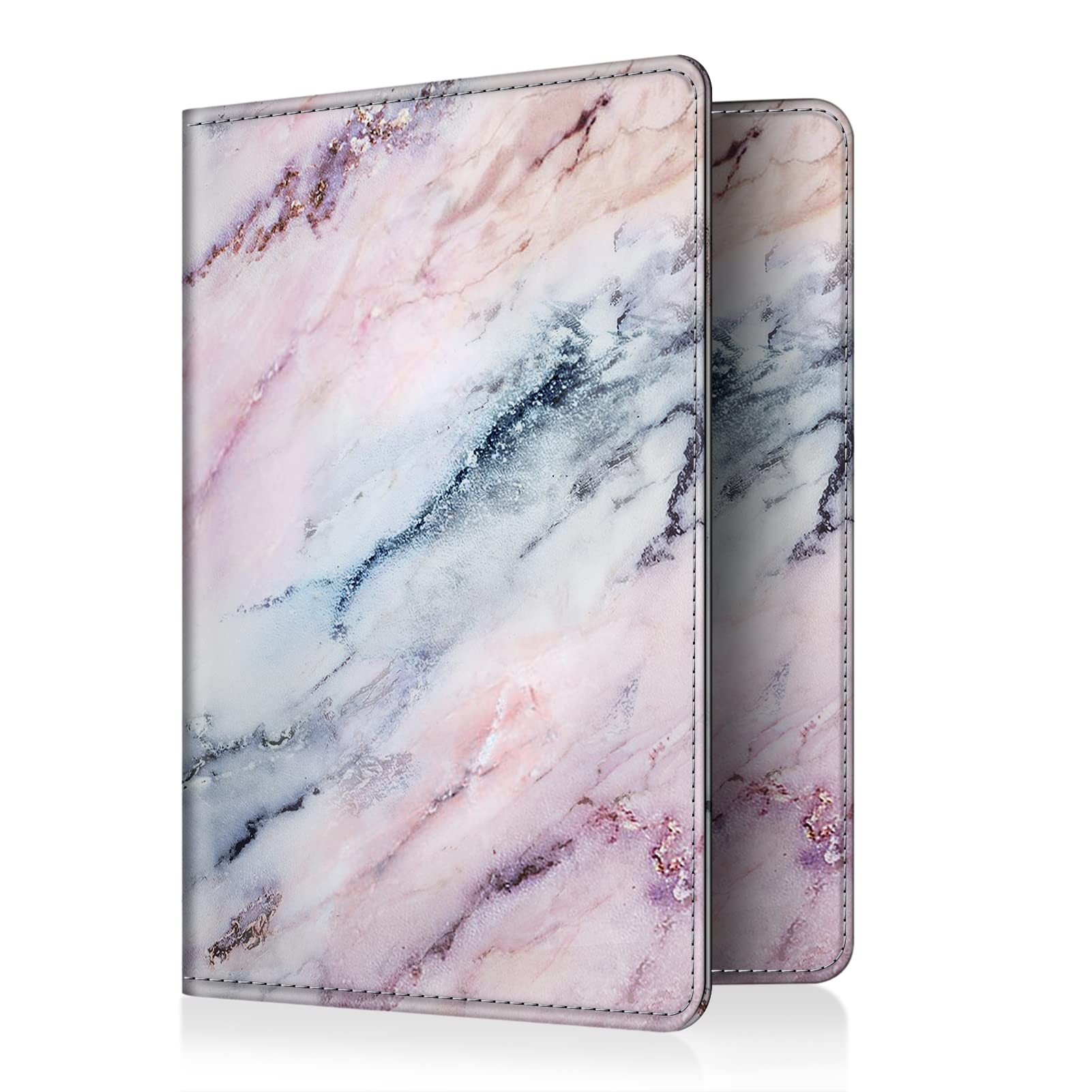 Slim RFID Passport Holder Travel Wallet with Credit Card Slots