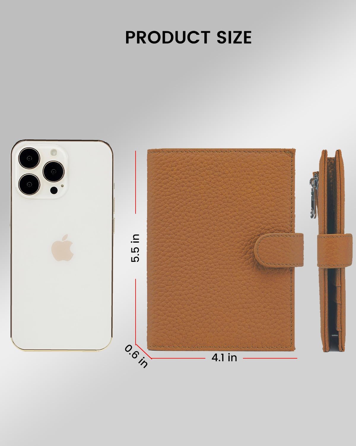 Slim RFID Passport Wallet – Leather Travel Holder - Abbycart