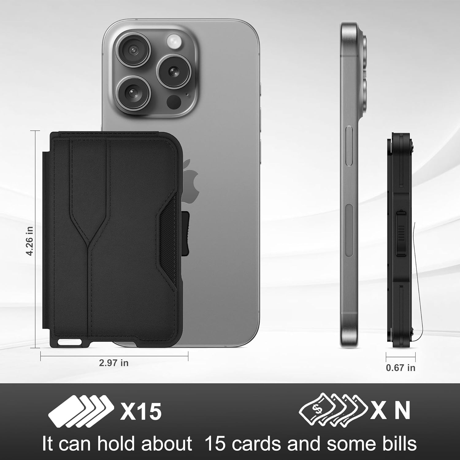 Slim RFID Wallet for Men with Pop - Up Card Holder - Abbycart