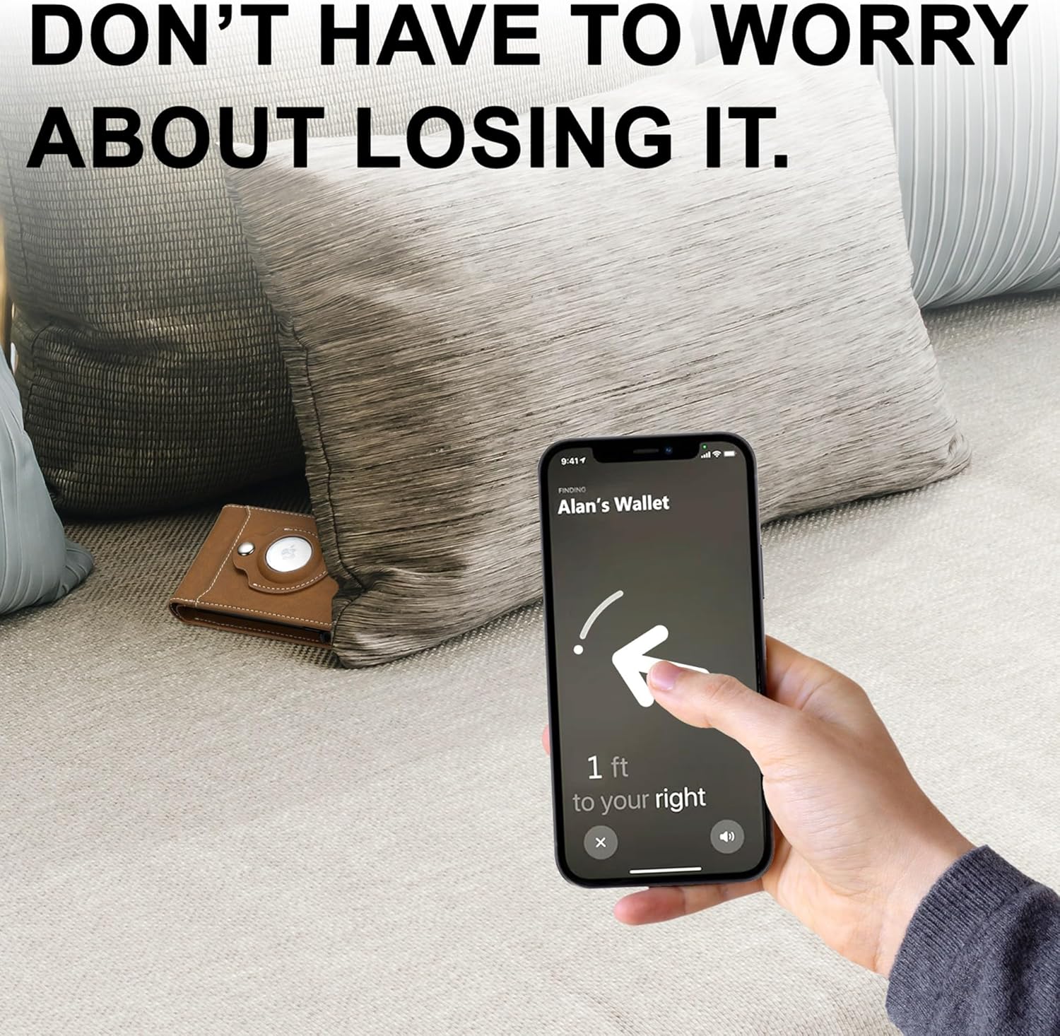 Smart AirTag Wallet for Men | RFID Blocking Slim Pop - Up Leather Wallet Holds 10+ Cards & ID Window Gift for Him - Abbycart