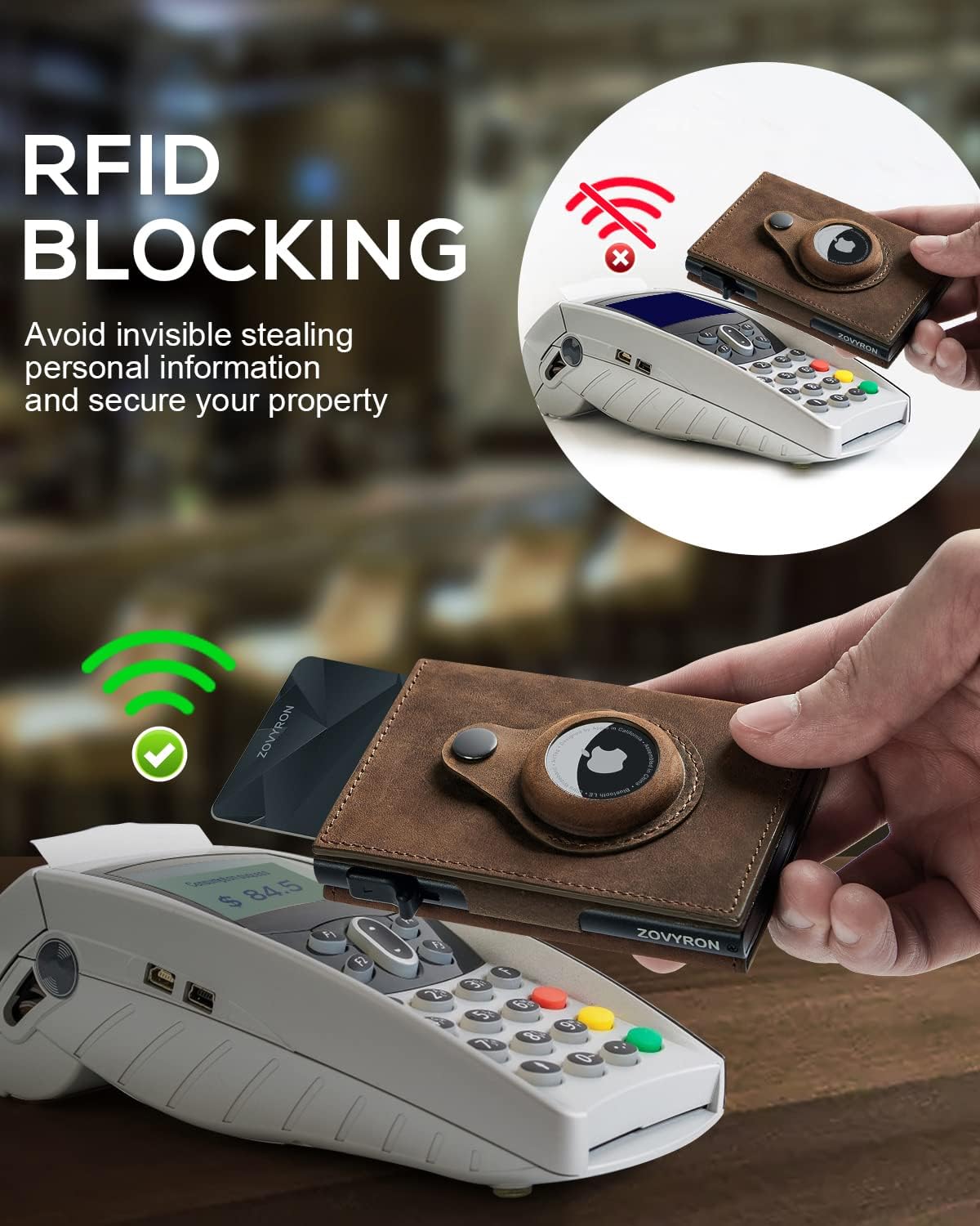 Smart RFID AirTag Wallet for Men | Slim Minimalist Design - Abbycart