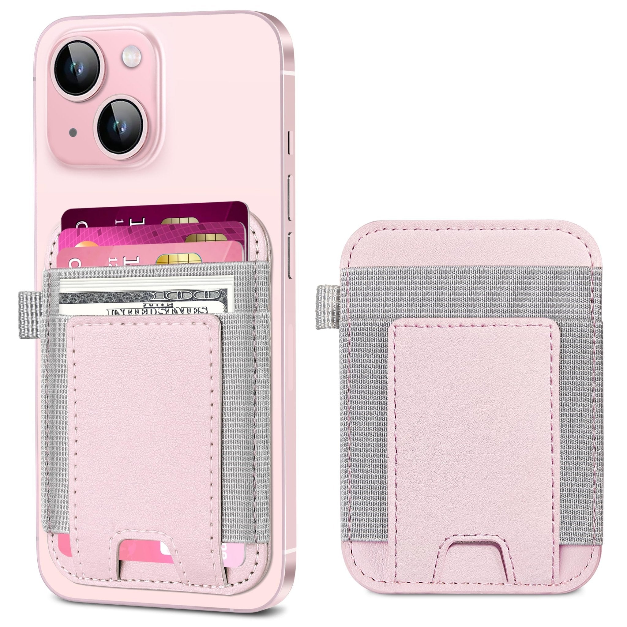 Strong MagSafe Wallet for iPhone | RFID Blocking Magnetic Leather Card Holder Fits 7 Cards Compatible with iPhone 17 16 15 14 13 12 - Abbycart