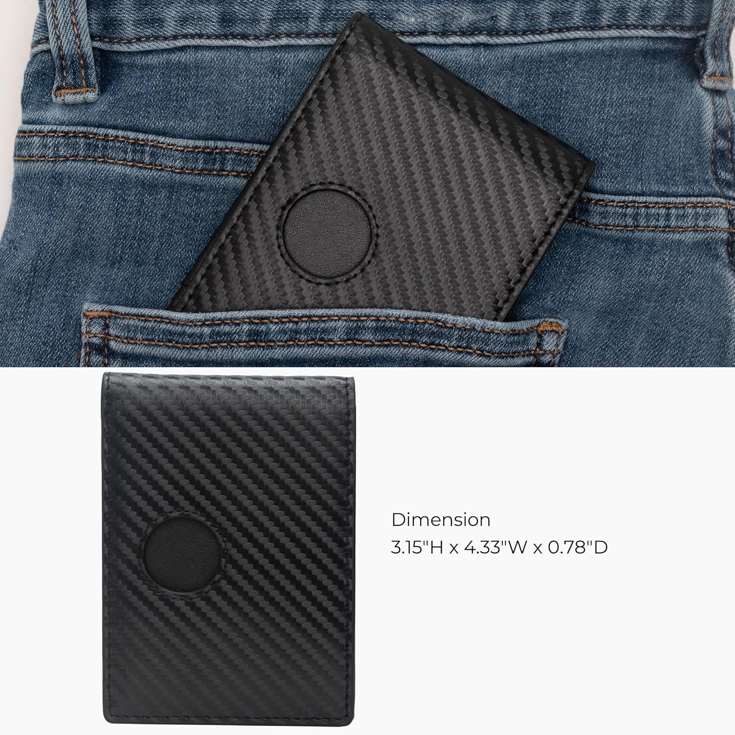 Trackable AirTag Wallet for Men – RFID Blocking & Slim Design - Abbycart