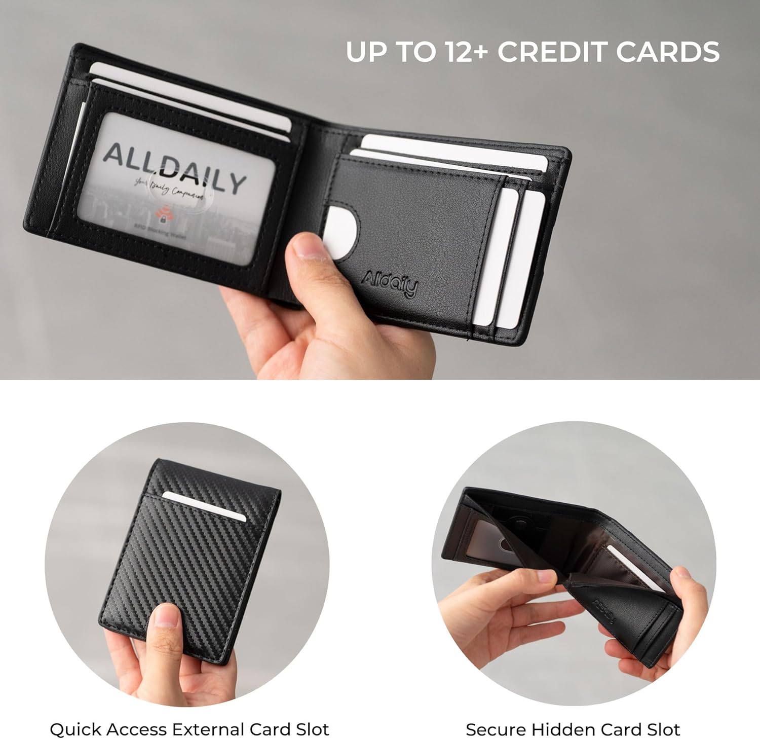 Trackable AirTag Wallet for Men – RFID Blocking & Slim Design - Abbycart