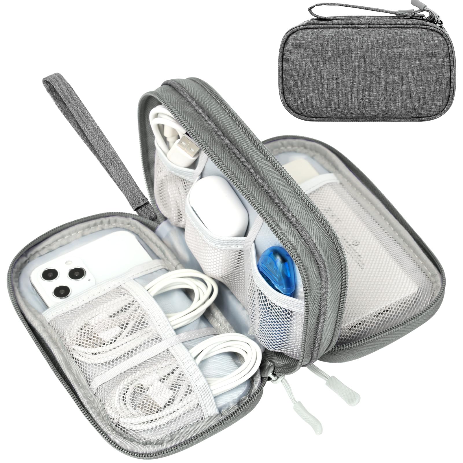 Travel Cable Organizer Pouch Waterproof Electronics Storage Bag