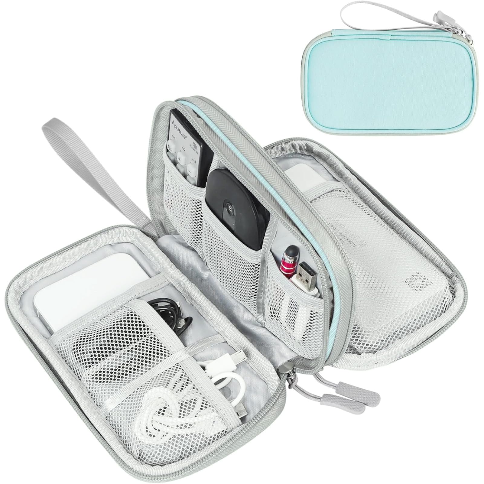 Travel Cable Organizer Pouch Waterproof Electronics Storage Bag