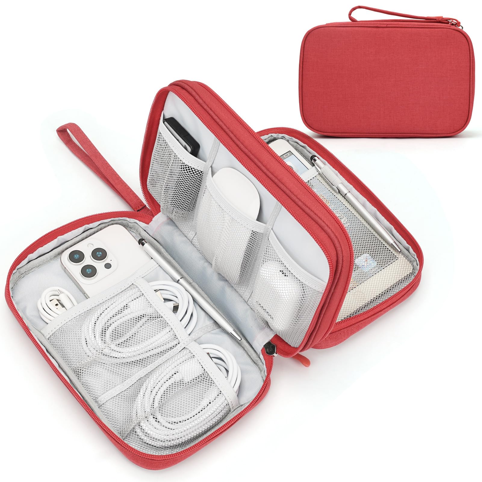 Travel Cable Organizer Pouch Waterproof Electronics Storage Bag