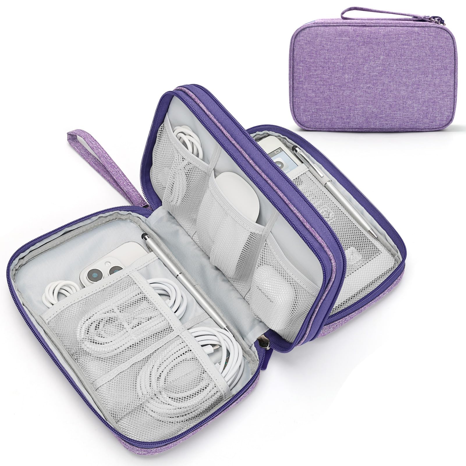 Travel Cable Organizer Pouch Waterproof Electronics Storage Bag