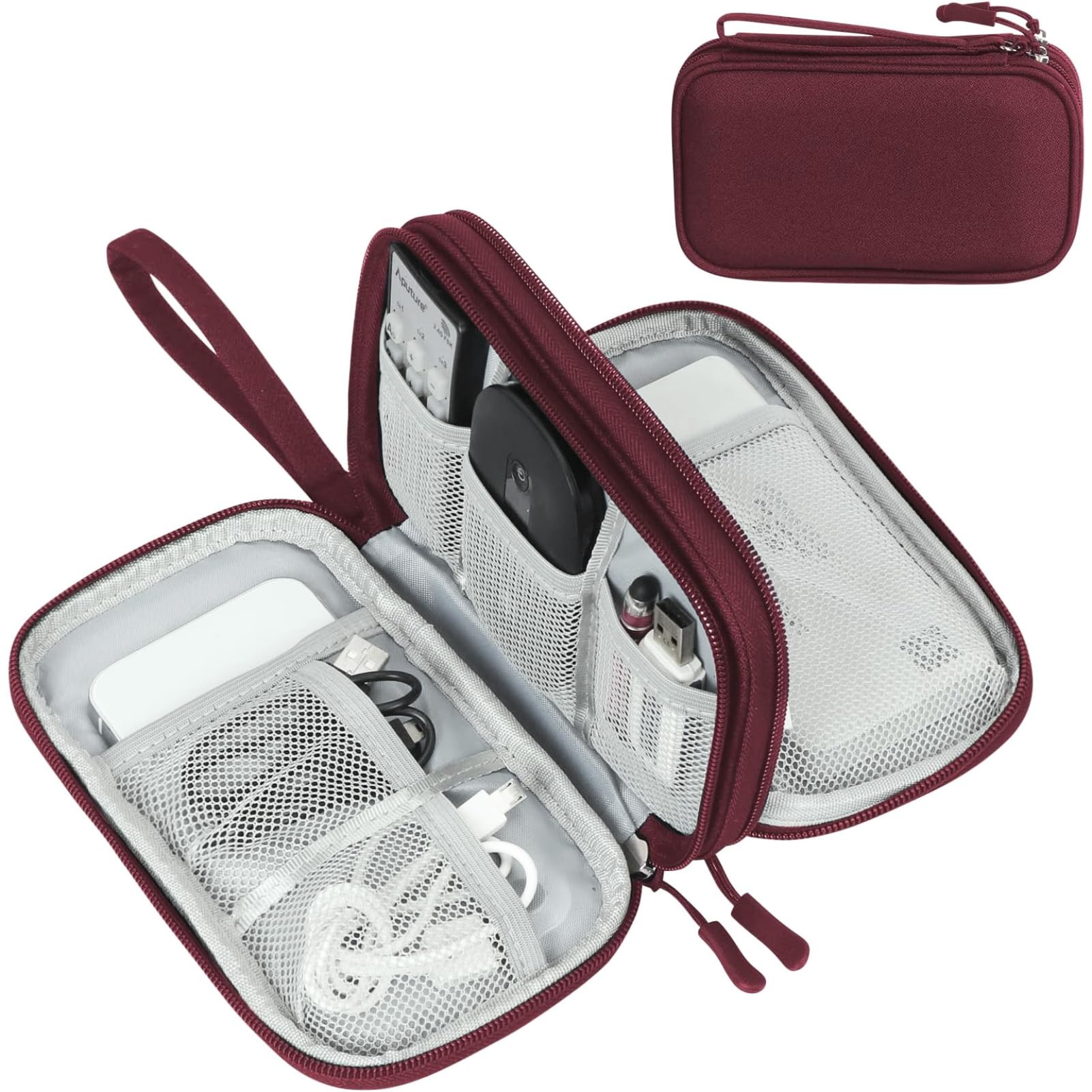 Travel Cable Organizer Pouch Waterproof Electronics Storage Bag