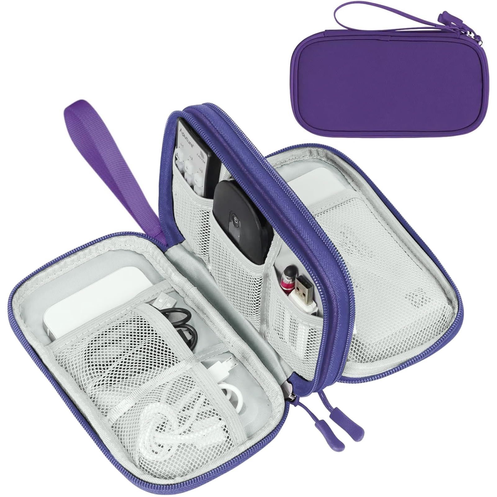 Travel Cable Organizer Pouch Waterproof Electronics Storage Bag