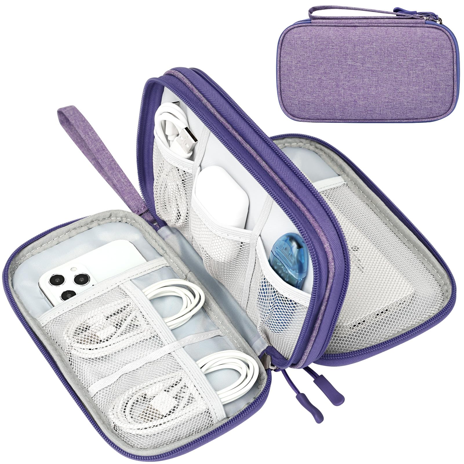 Travel Cable Organizer Pouch Waterproof Electronics Storage Bag