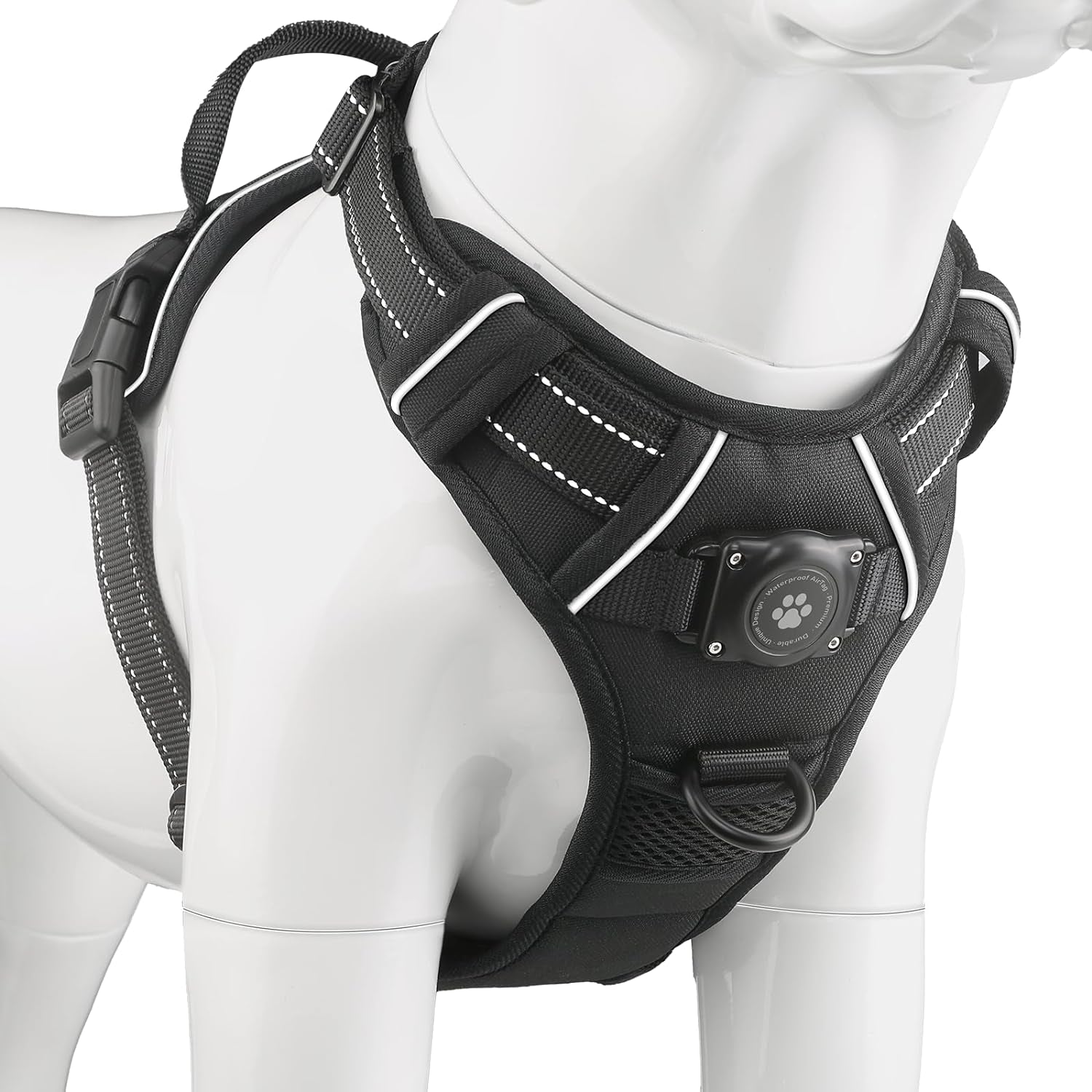 Ultimate Waterproof AirTag Dog Harness – Secure, No - Pull Design for All Breeds - Abbycart