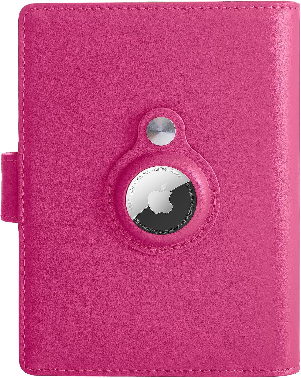 Vegan Leather AirTag Passport Wallet – RFID Blocking Travel Organizer - Abbycart