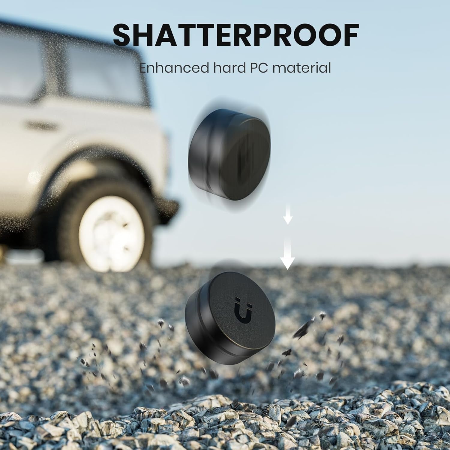 Waterproof Magnetic AirTag Holder – Durable, Shatterproof Case for Apple AirTag with Strong N52 Magnet and 3M Adhesive for Secure Tracking on Vehicles and Equipment - Abbycart