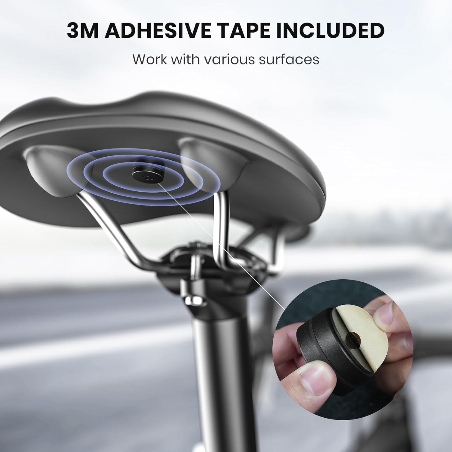 Waterproof Magnetic AirTag Holder – Durable, Shatterproof Case for Apple AirTag with Strong N52 Magnet and 3M Adhesive for Secure Tracking on Vehicles and Equipment - Abbycart