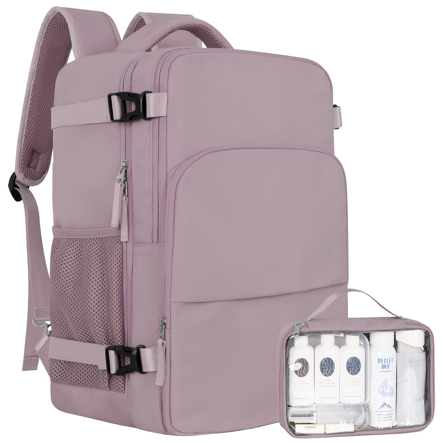 Women’s Flight Approved Carry On Travel Backpack with USB Port & Laptop Sleeve