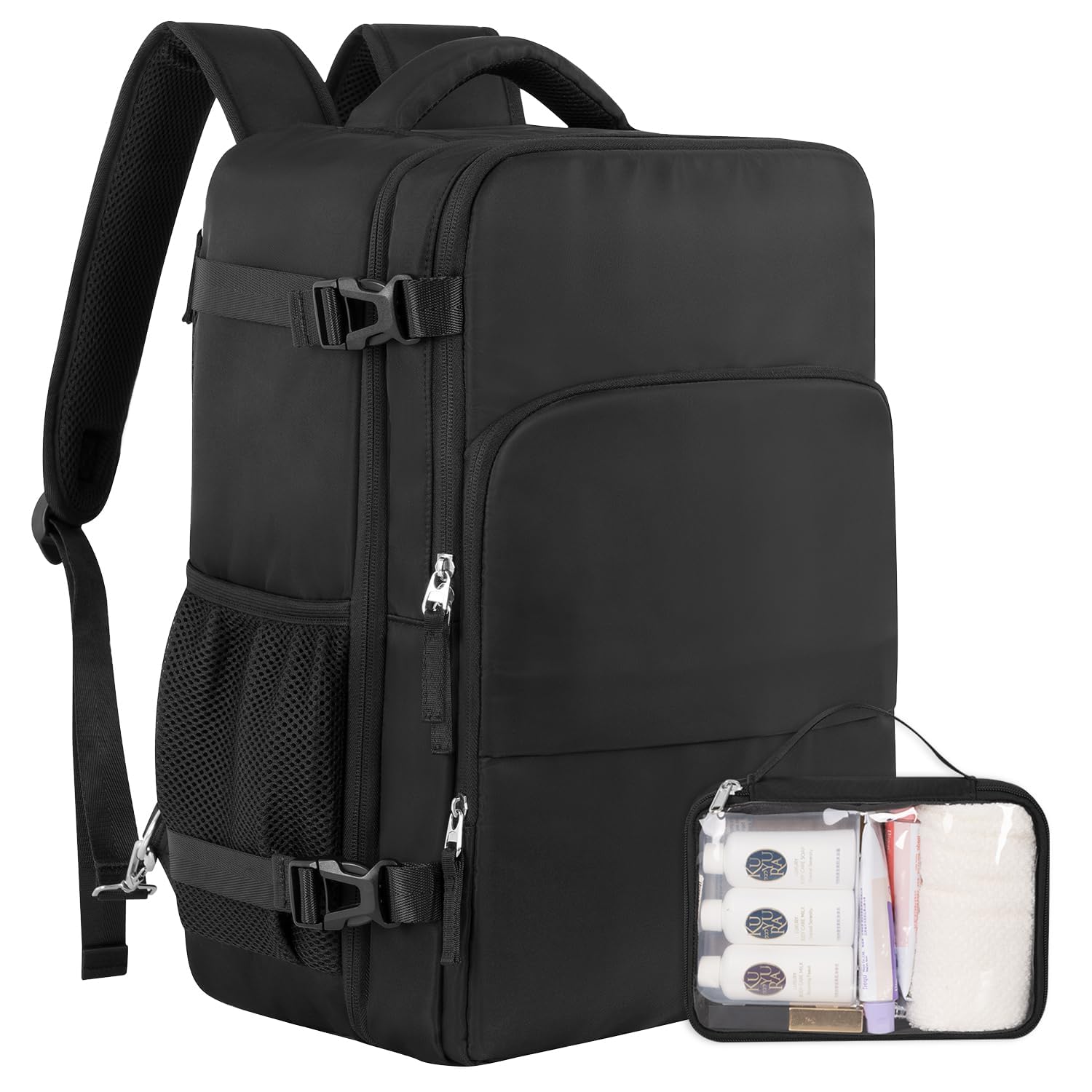 Women’s Flight Approved Carry On Travel Backpack with USB Port & Laptop Sleeve