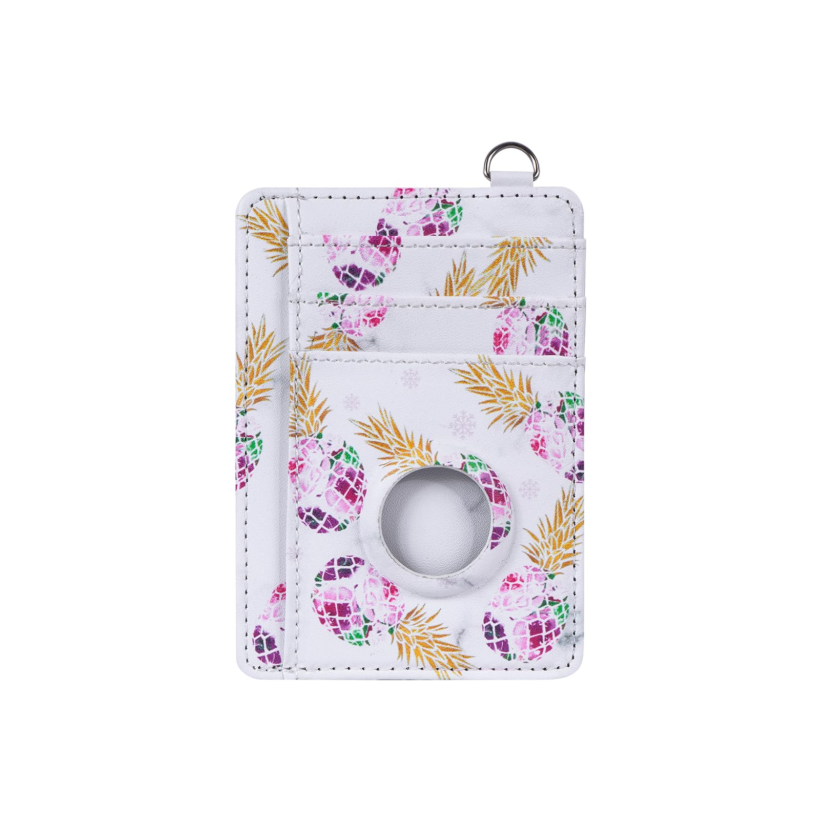 Women's Slim AirTag Wallet – RFID Blocking Leather Card Holder