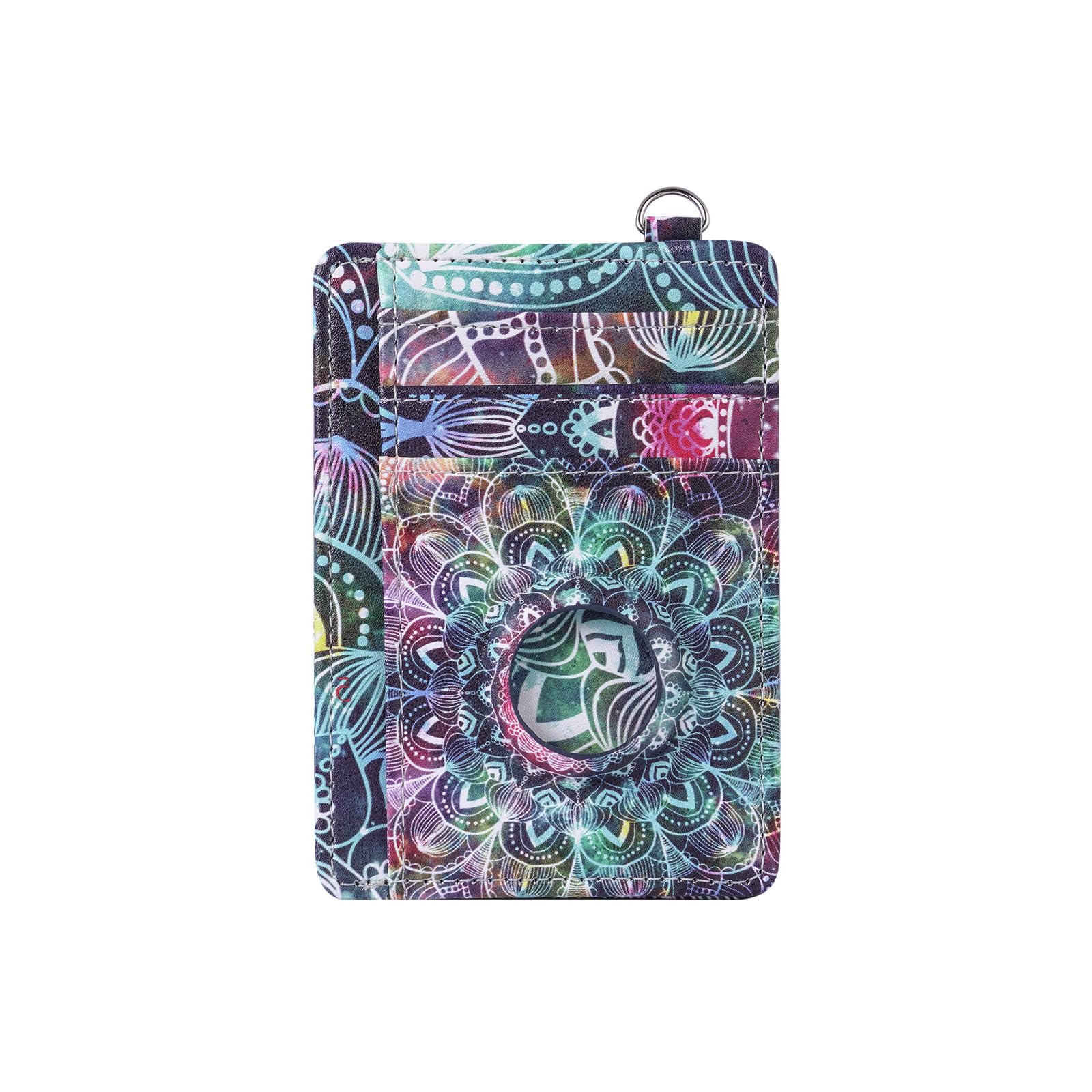 Women's Slim AirTag Wallet – RFID Blocking Leather Card Holder - Abbycart