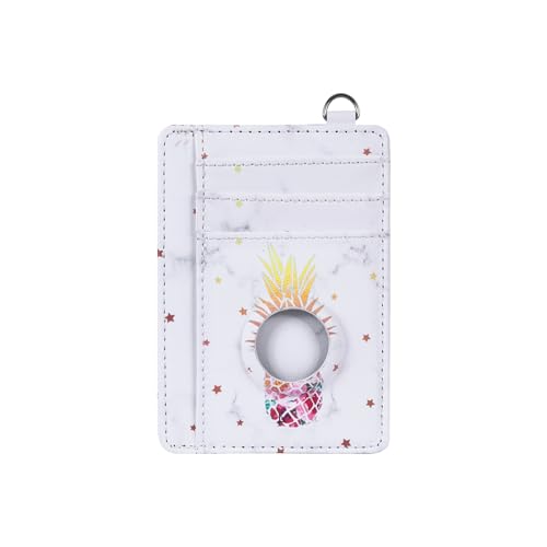 Women's Slim AirTag Wallet – RFID Blocking Leather Card Holder - Abbycart
