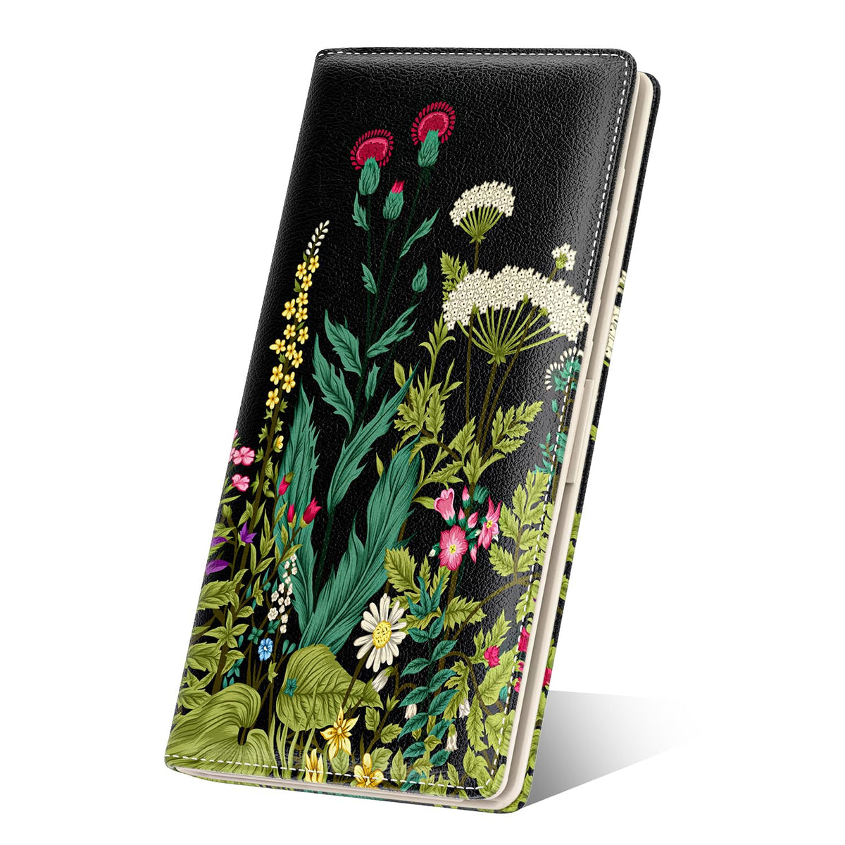 Women's Slim RFID Blocking Bifold Wallet, Leather Credit Card Holder