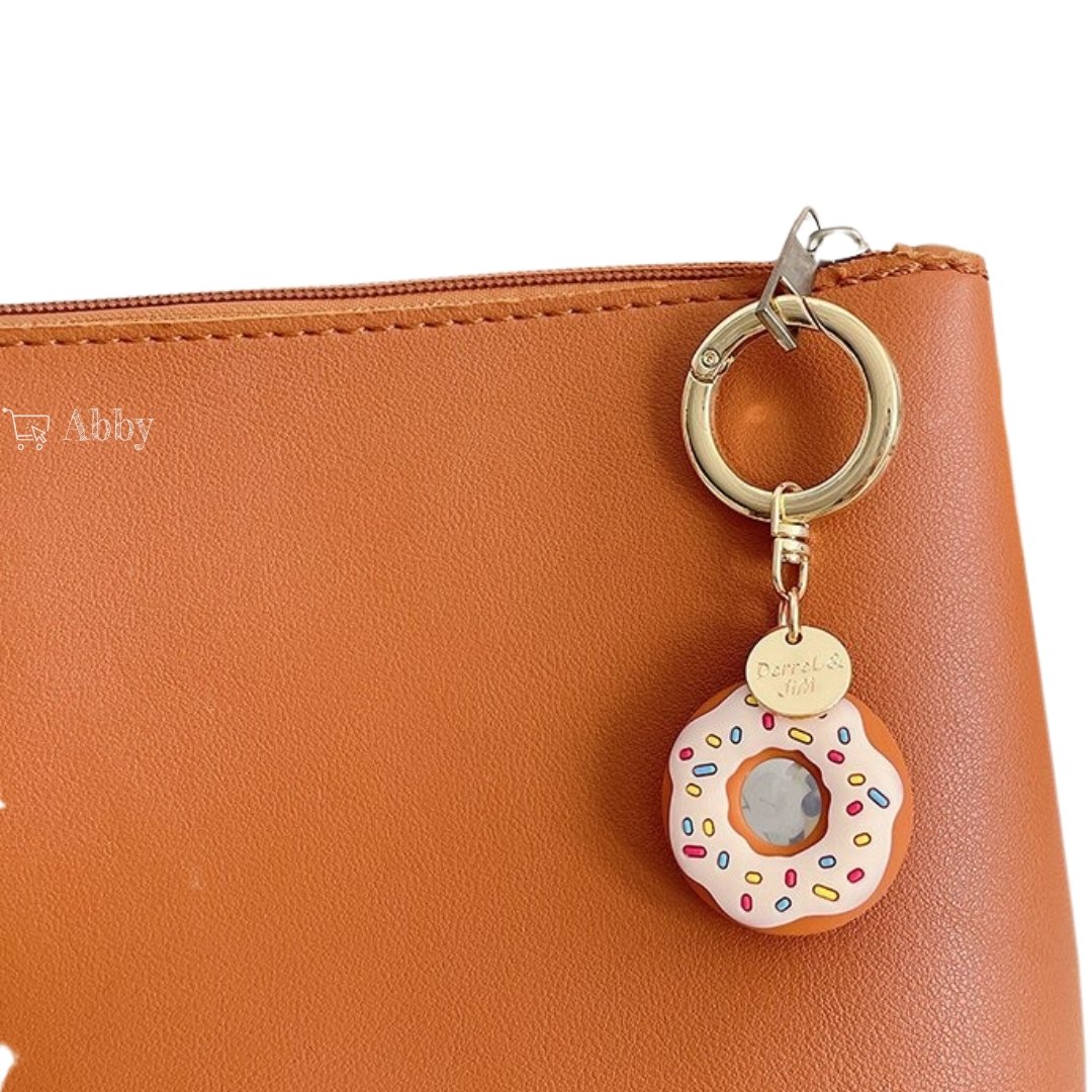 Abby™ AirTag Keychain Holder Donuts Keyring case, Apple AirTags Accessories, Luggage Tag - Abbycart