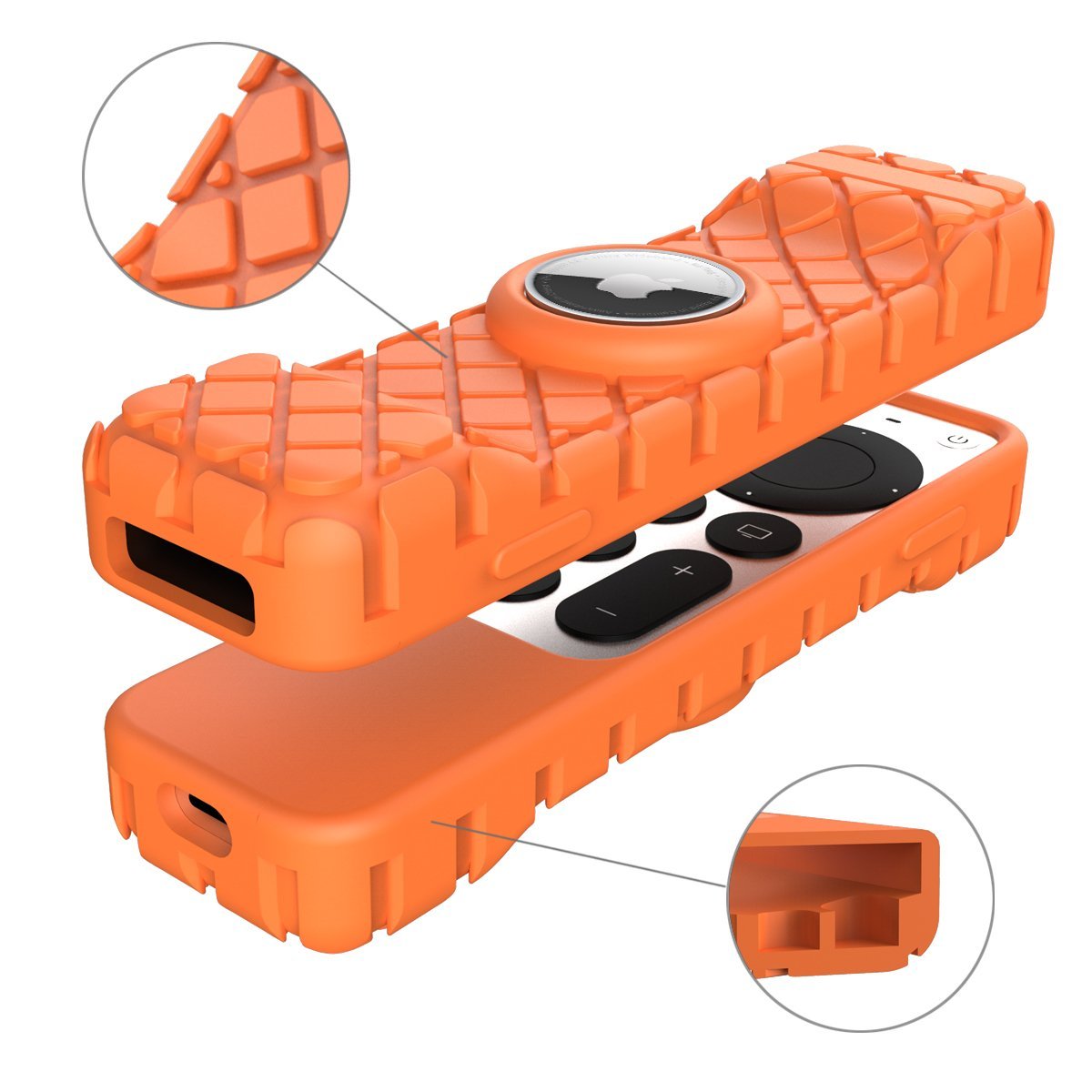 Abby's™ Anti-Lost Case for AirTag, Siri Apple TV 4K HD Remote Control (2nd Gen - 2021)