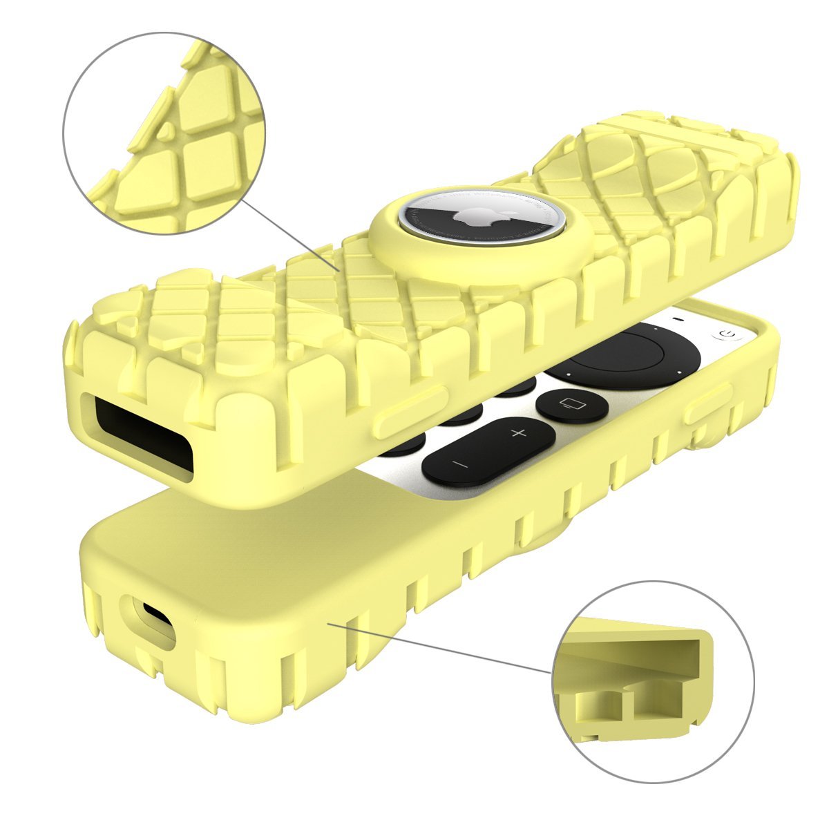 Abby's™ Anti-Lost Case for AirTag, Siri Apple TV 4K HD Remote Control (2nd Gen - 2021)