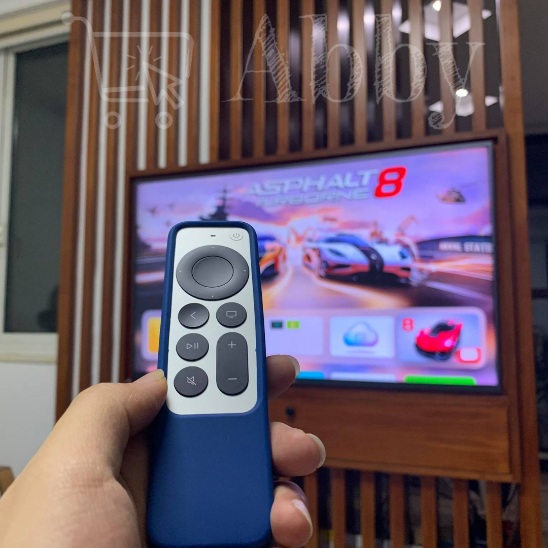 Abby's™ Anti-Lost Case for AirTag, Siri Apple TV 4K HD Remote Control (2nd Gen - 2021)