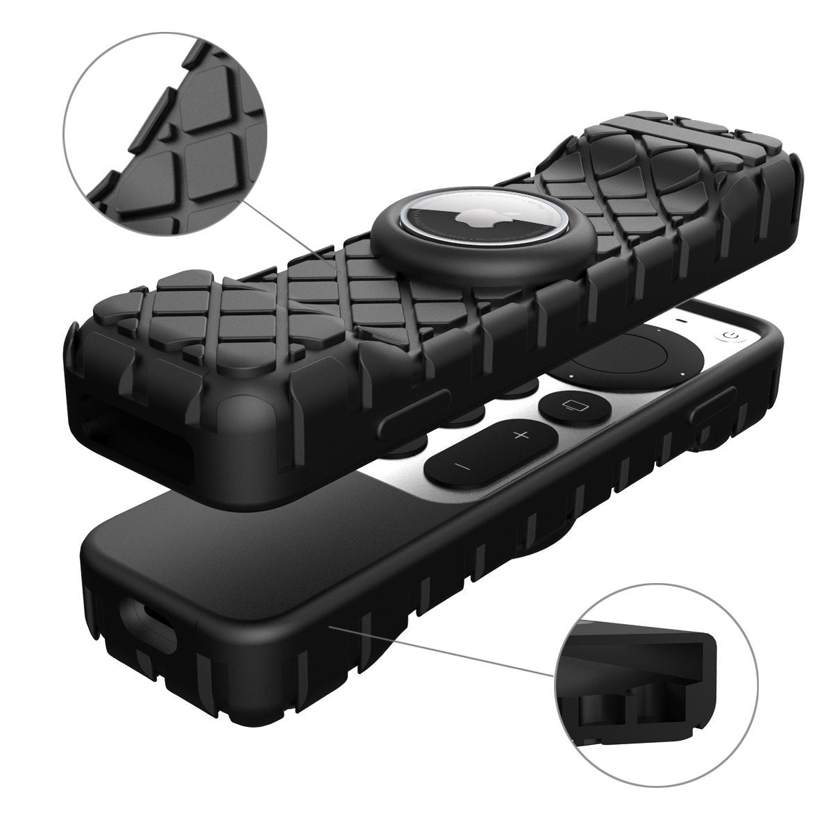 Abby's™ Anti-Lost Case for AirTag, Siri Apple TV 4K HD Remote Control (2nd Gen - 2021)