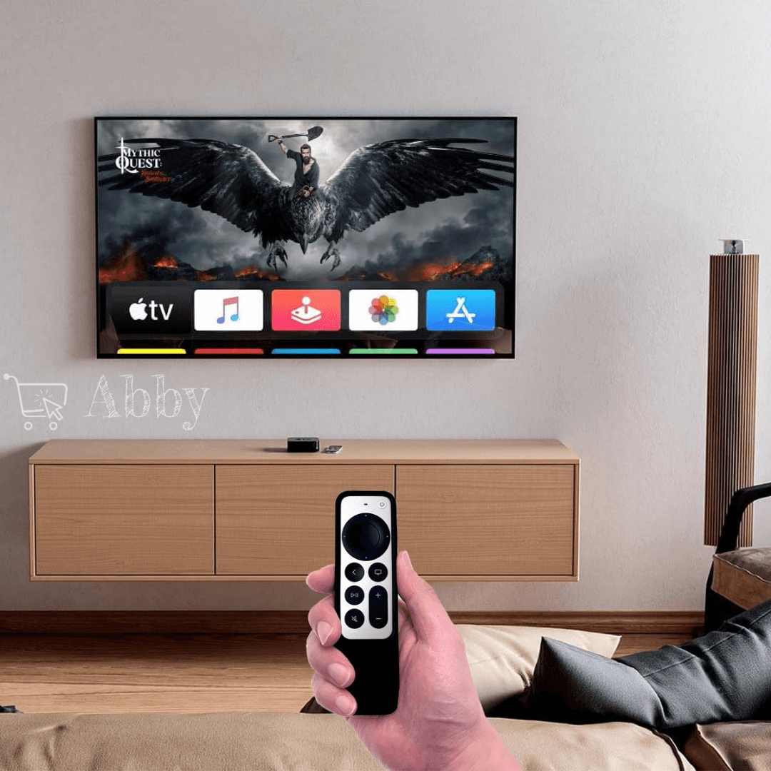 Abby's™ Anti-Lost Case for AirTag, Siri Apple TV 4K HD Remote Control (2nd Gen - 2021)