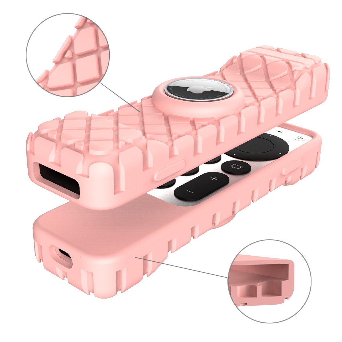 Abby's™ Anti-Lost Case for AirTag, Siri Apple TV 4K HD Remote Control (2nd Gen - 2021)