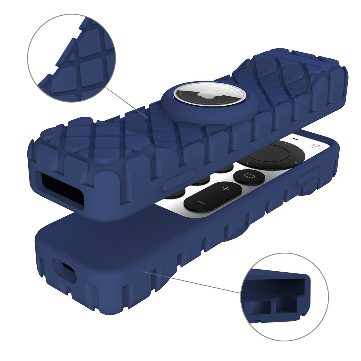 Abby's™ Anti-Lost Case for AirTag, Siri Apple TV 4K HD Remote Control (2nd Gen - 2021)