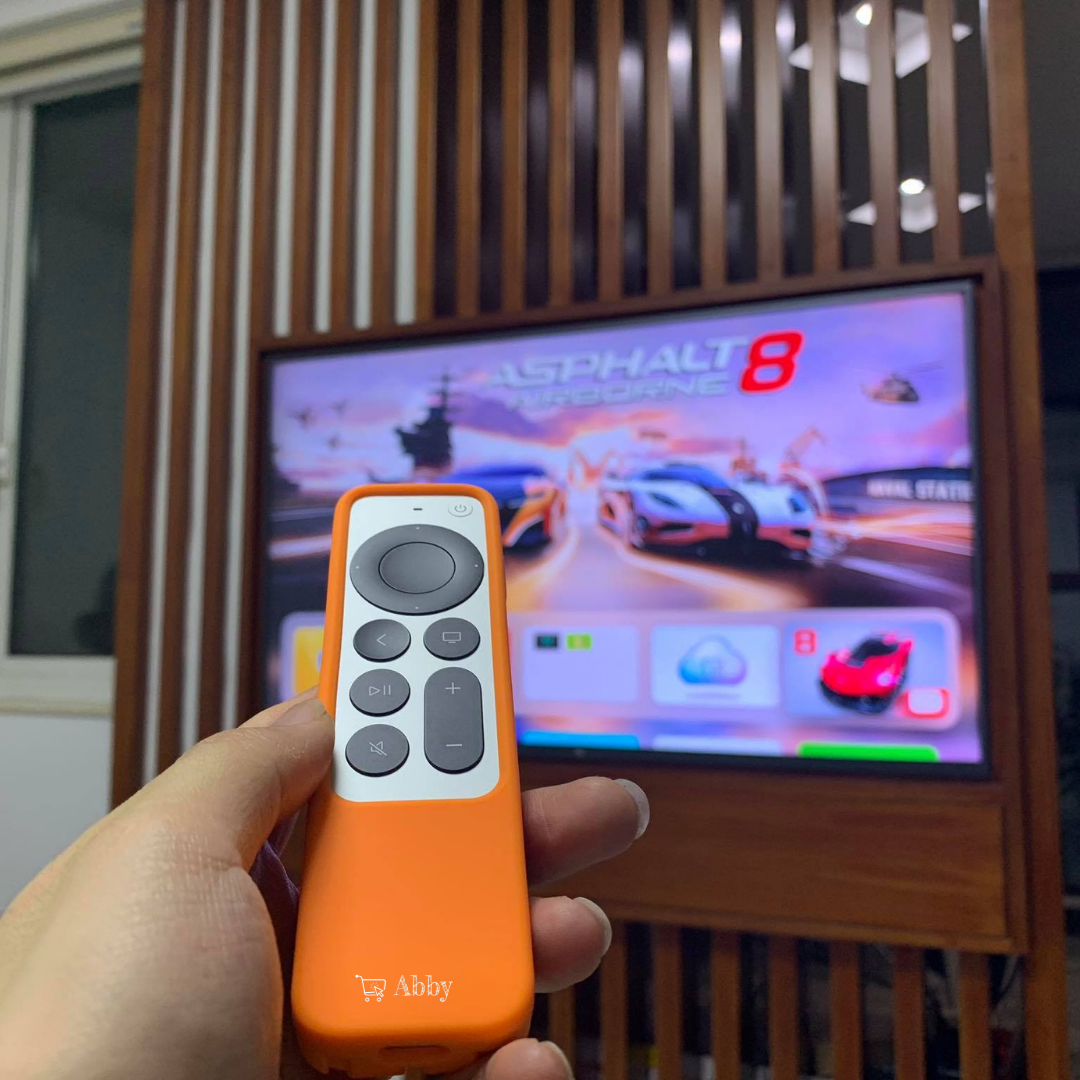 Abby's™ Anti-Lost Case for AirTag, Siri Apple TV 4K HD Remote Control (2nd Gen - 2021)