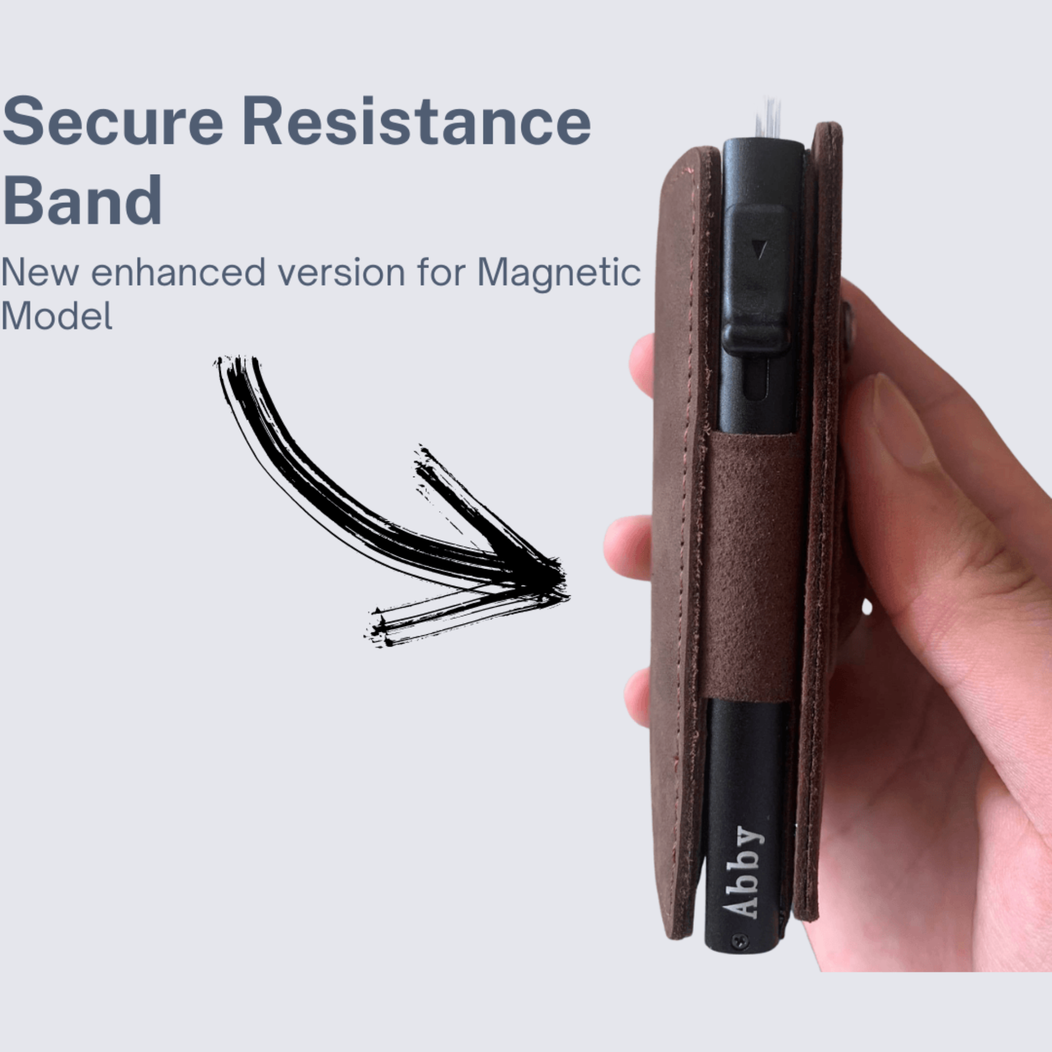 Abby's™ Anti-Lost Slim Leather Wallet with Apple AirTag Case - RFID Protection - Abbycart