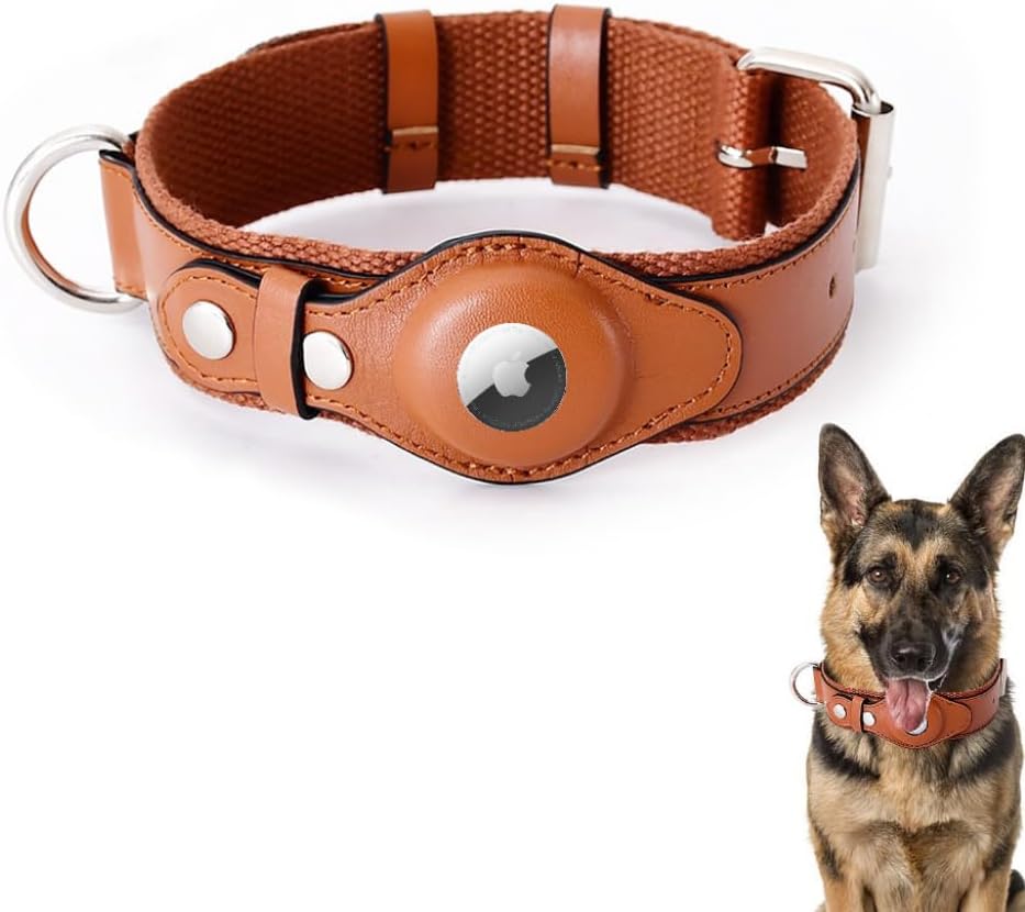 Abby’s Apple AirTag Dog Collar - Abbycart