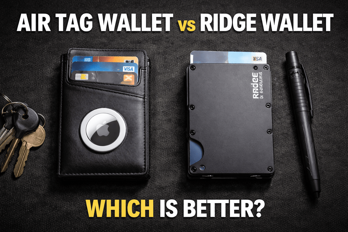 AirTag Wallet vs Ridge Wallet – Which Is Better? – Abbycart