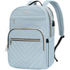 15.6" Laptop Backpack for Women Waterproof USB Travel Work Bag