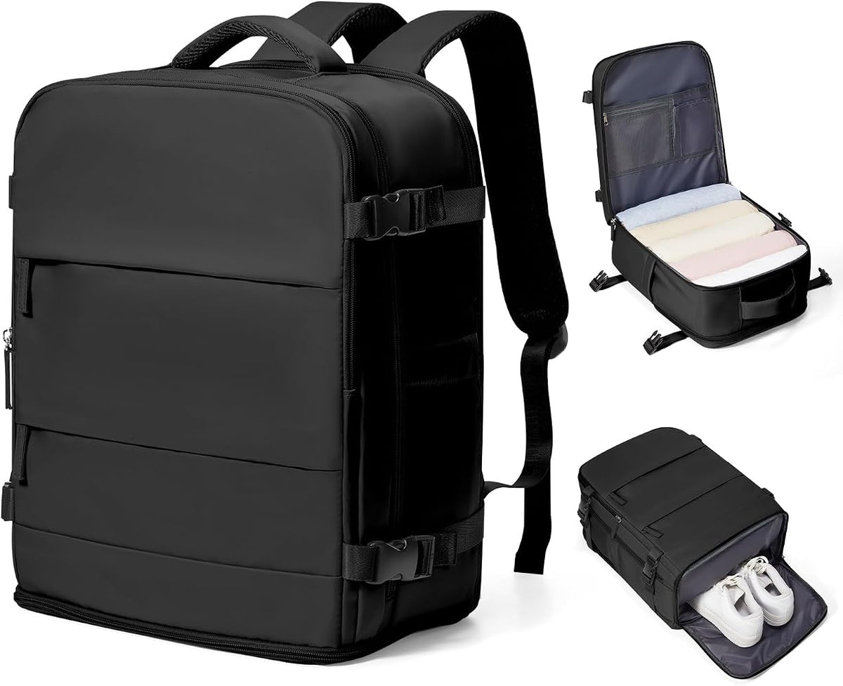 20L Travel Backpack for Women & Men – 15.6" Laptop Carry-On Bag