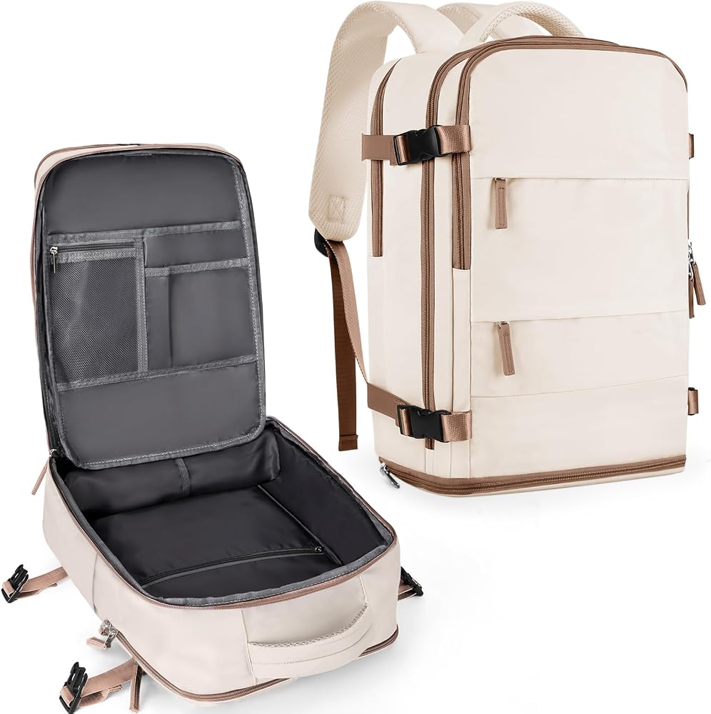 25L Travel Backpack with Laptop & Shoe Compartment – Water Resistant