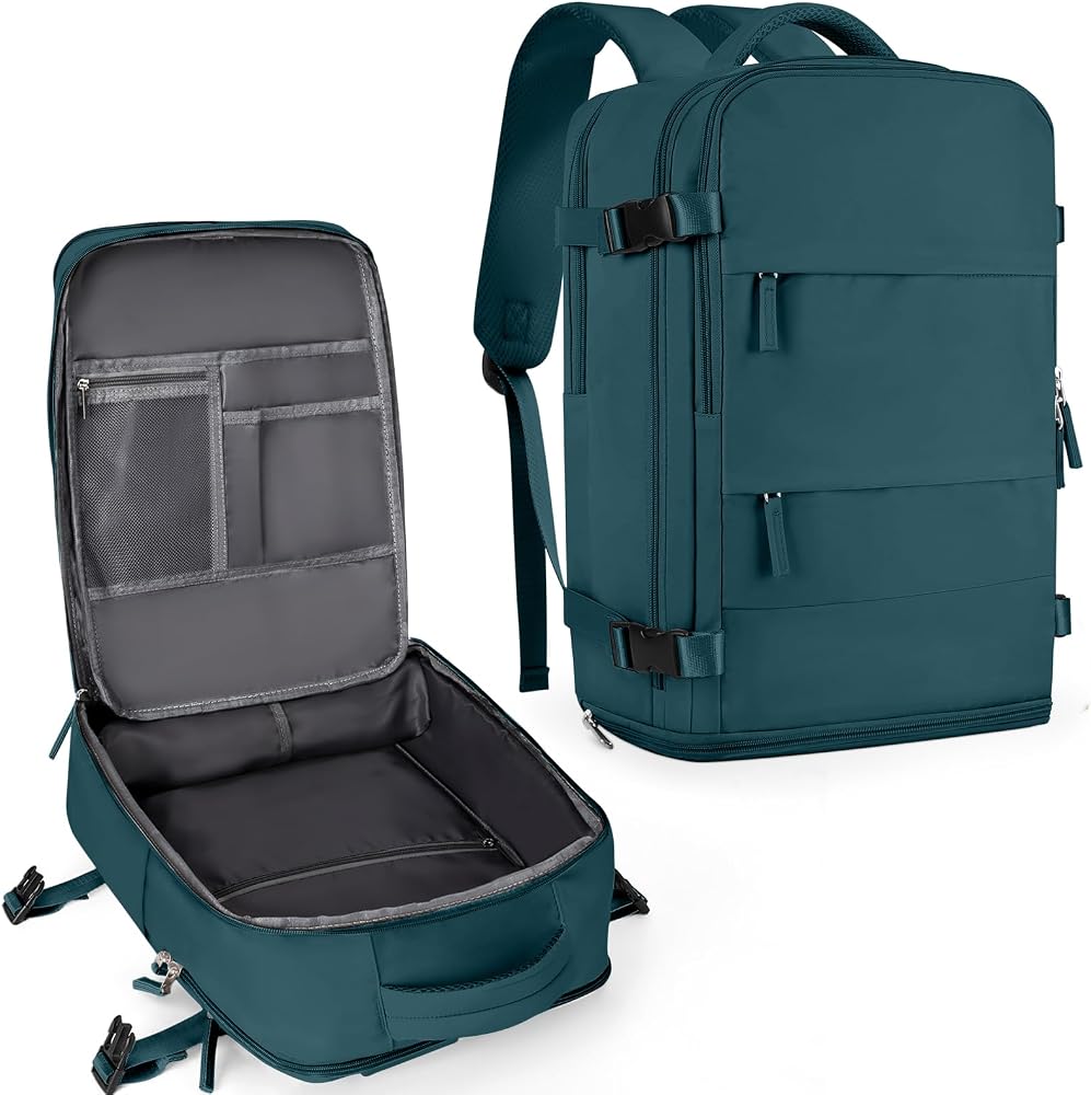25L Travel Backpack with Laptop & Shoe Compartment – Water Resistant